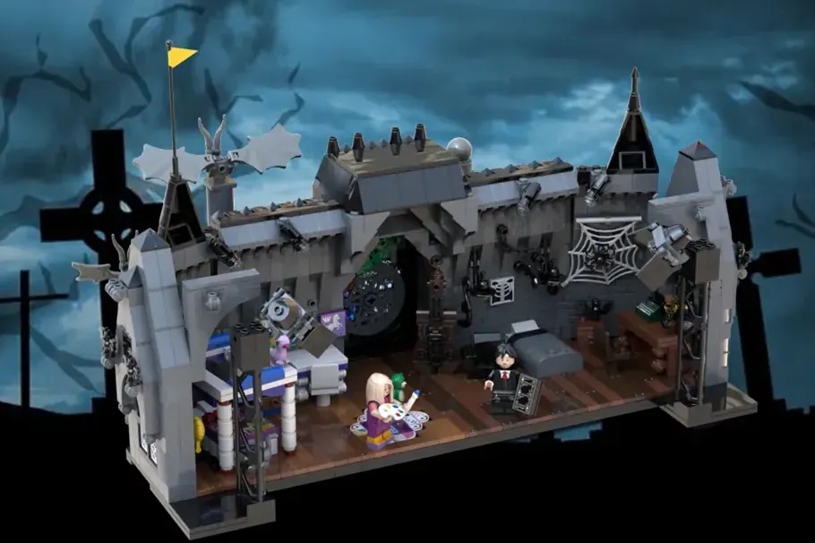 LEGO Ideas Mercoledì La stanza e il balcone 5