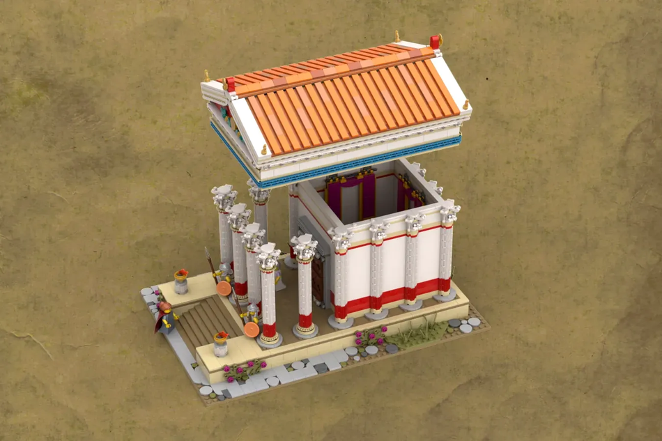 Templo romano antiguo 8
