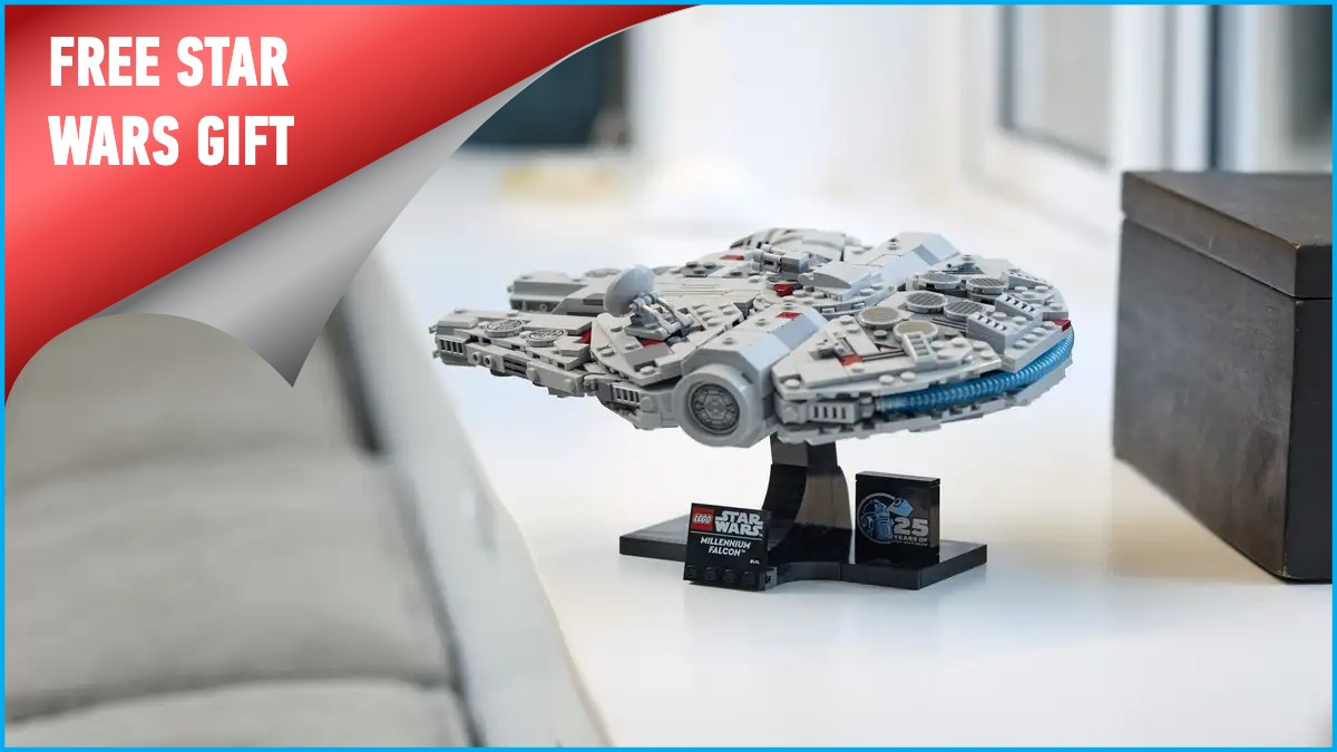 Free Star Wars regalo en LEGO seleccionados Star Wars ofertas en Zavvi