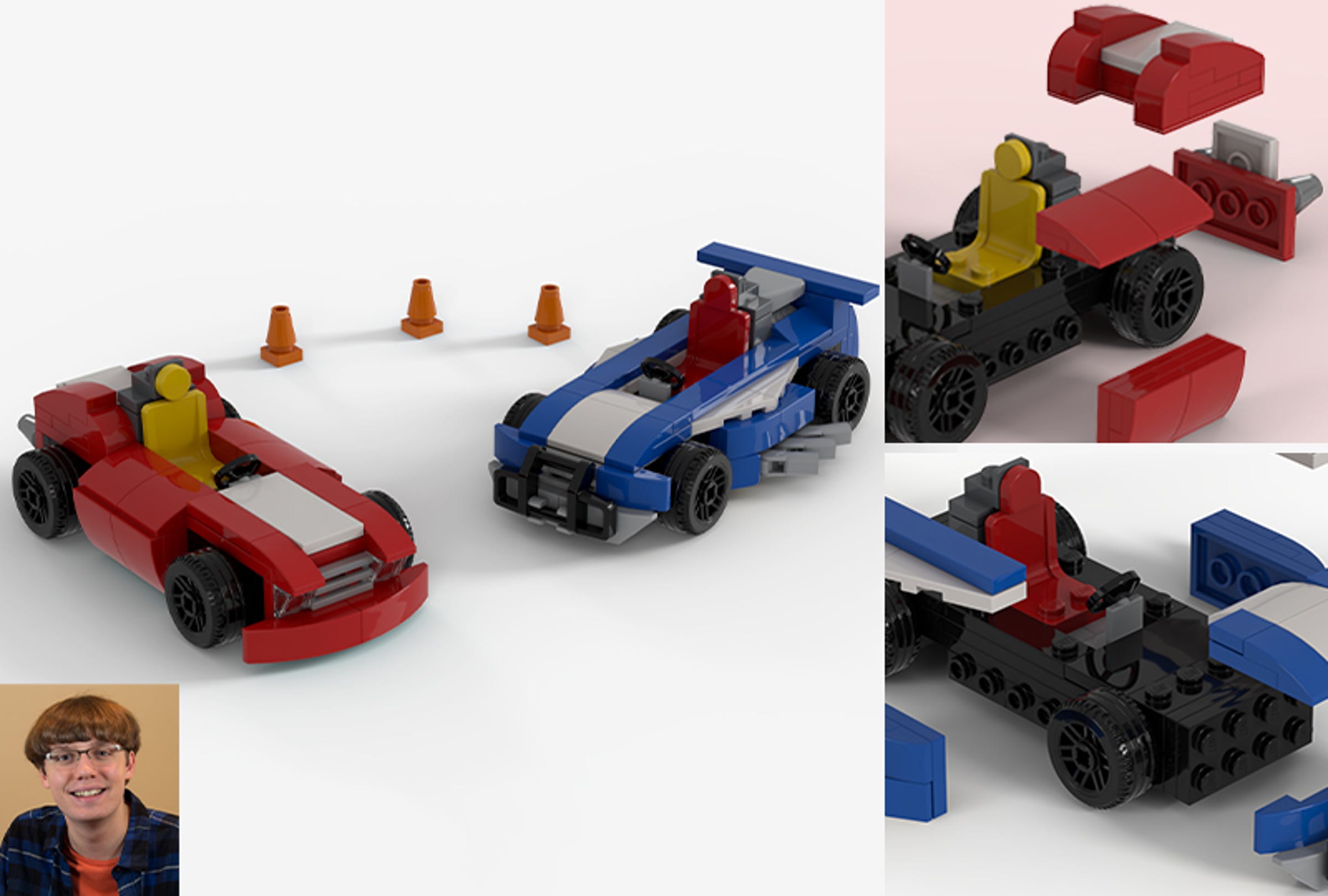 LEGO Ideas test lab modular racers
