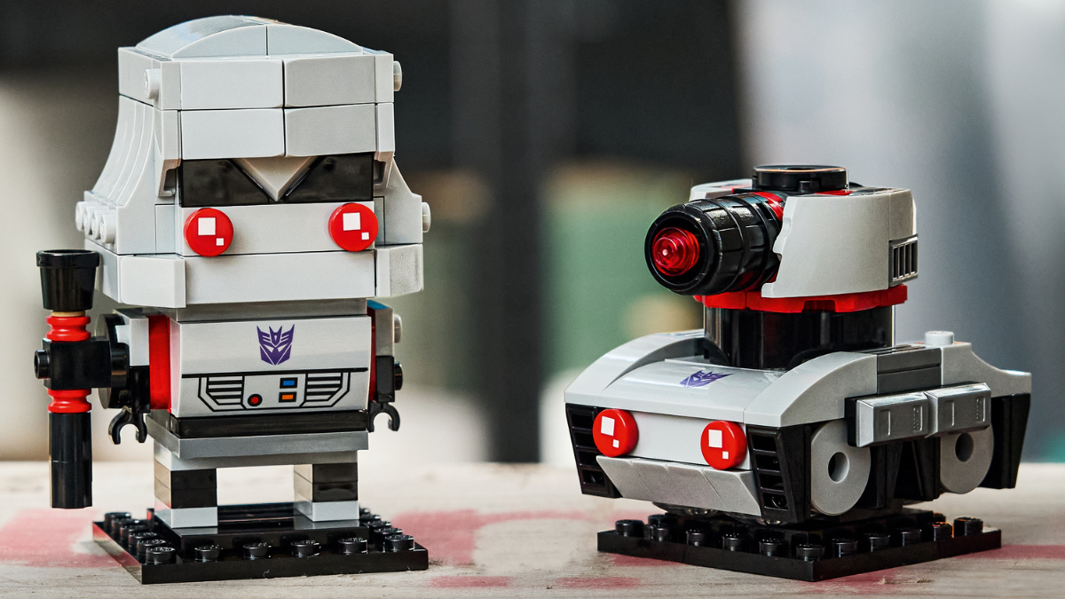 LEGO Megatron BrickHeadz hints at blurred ‘no military’ line