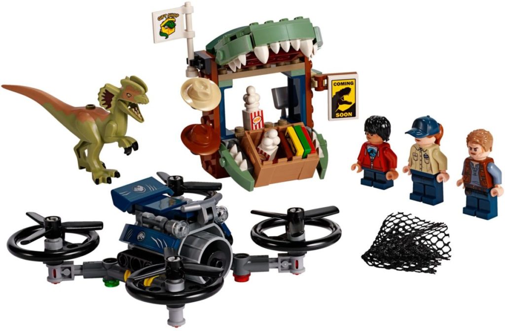75934 Dilophosaurus op vrije voeten Jurassic World 1024x671