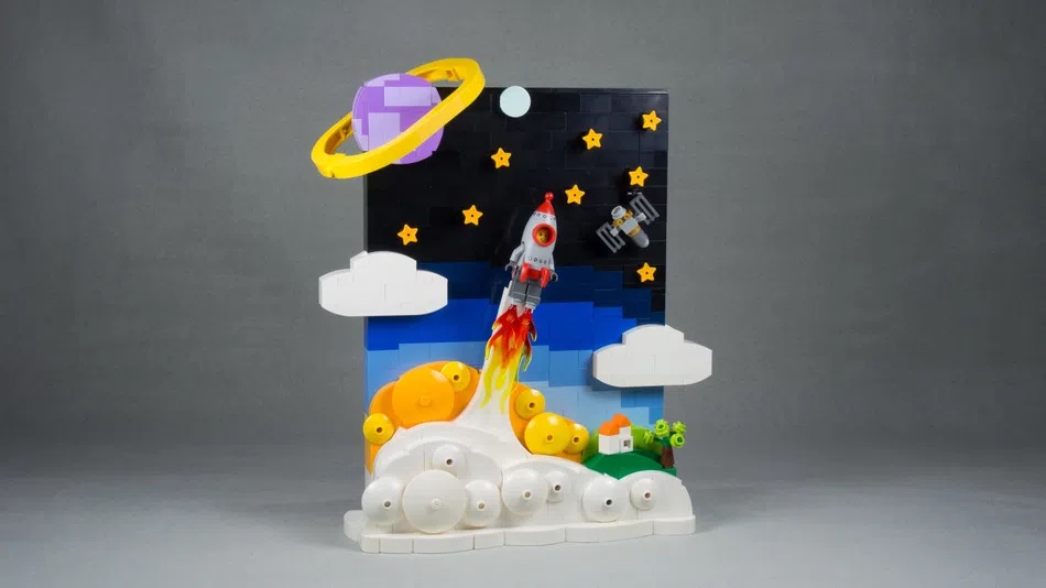 LEGO House Contest Backyard Blastoff