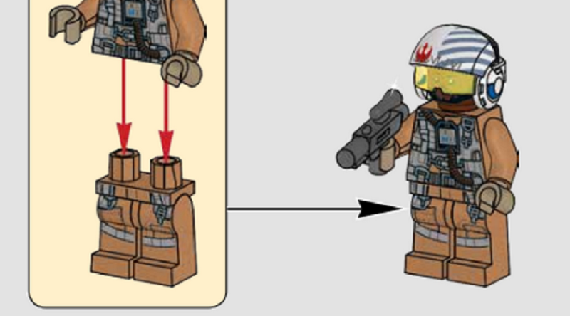 LEGO Star Wars 75188 Resistance Bomber sees minifigure change