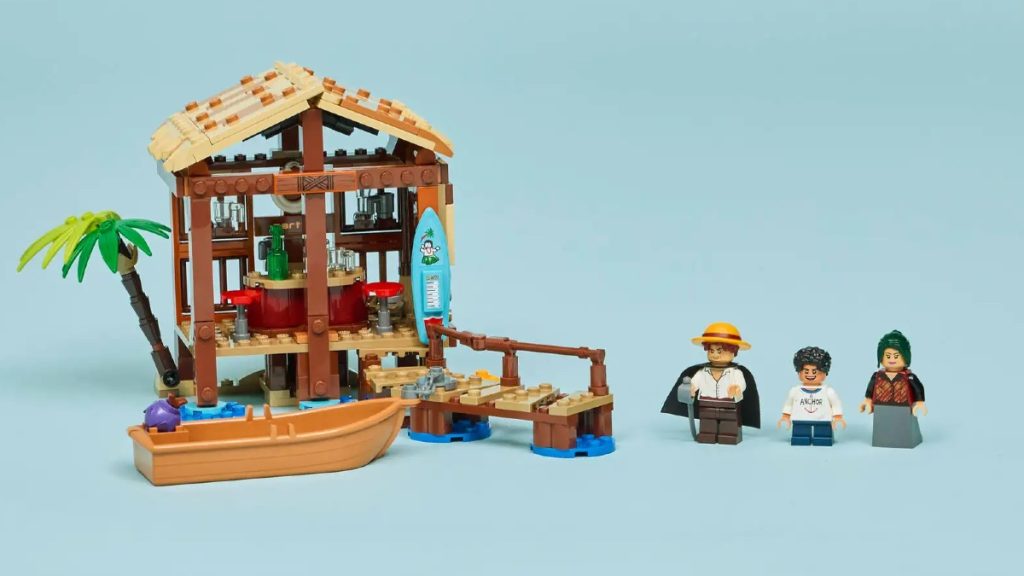 LEGO One Piece 75636 Cabaña del Molino de Viento del Pueblo con dimensiones de 1024x576