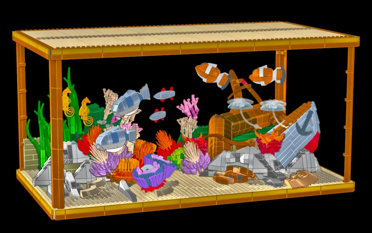 LEGO Icons 10366 Tropical Aquarium concept model 2 1200x751