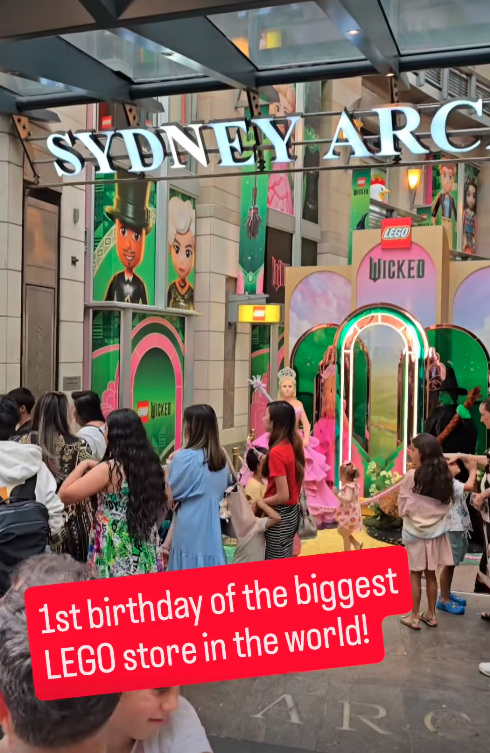 Nuovo negozio LEGO elementare di Sydney, primo compleanno 1