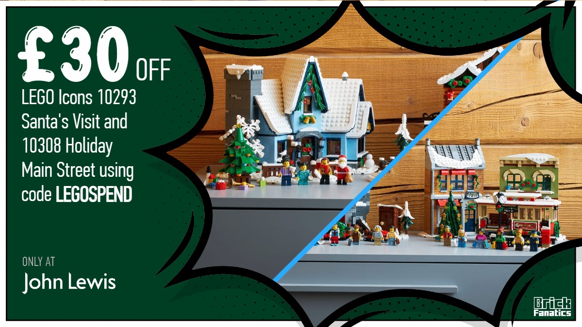 Double up on LEGO Winter Village sets for huge savings at John Lewis