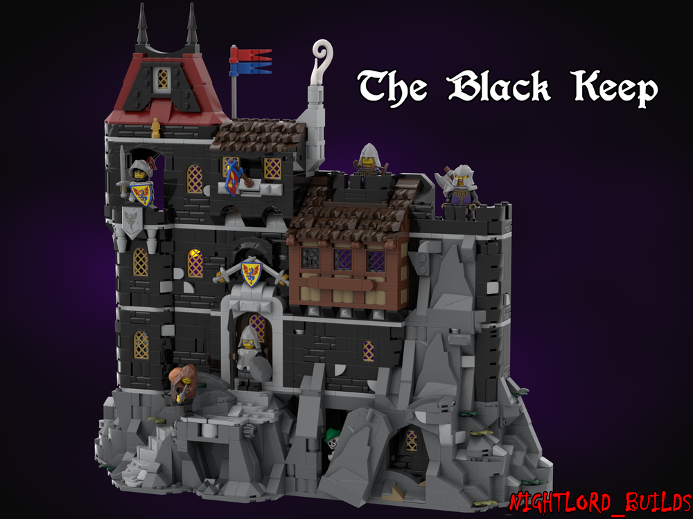 Nightlord construye la fortaleza negra reconstruible