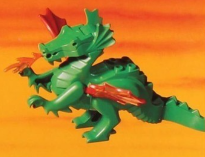 lego castle green dragon