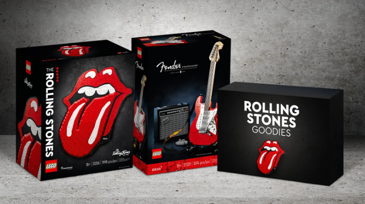 LEGO Ideas premios del concurso de Rolling Stones pequeños