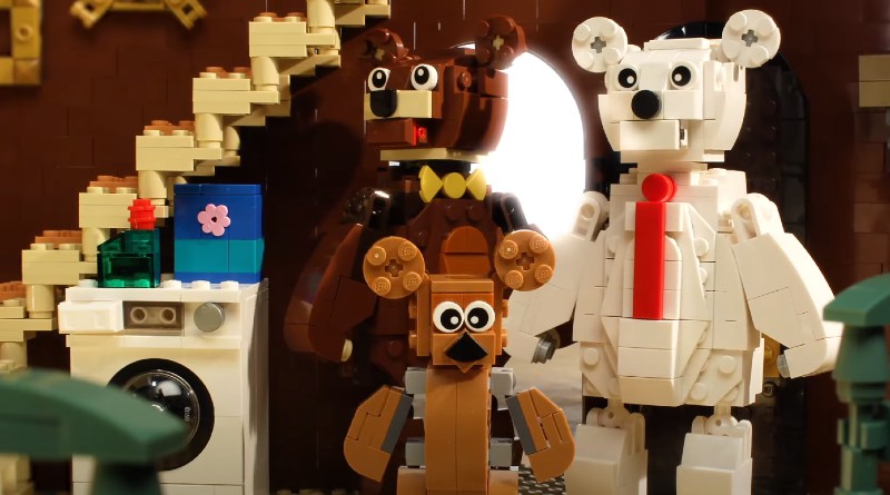 Rebuild the world with LEGO Goldilocks and the Three Bears