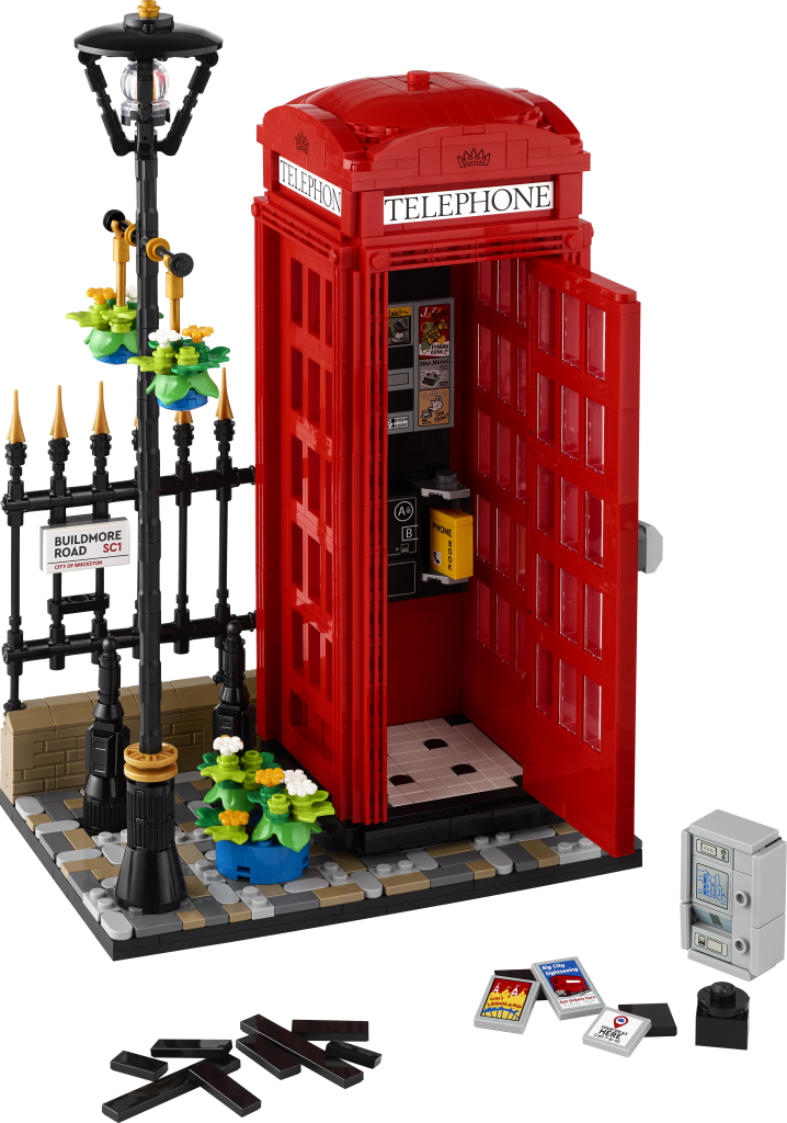 LEGO Ideas Cabina telefónica roja de Londres 21347 (contenido: 718 x 1024)