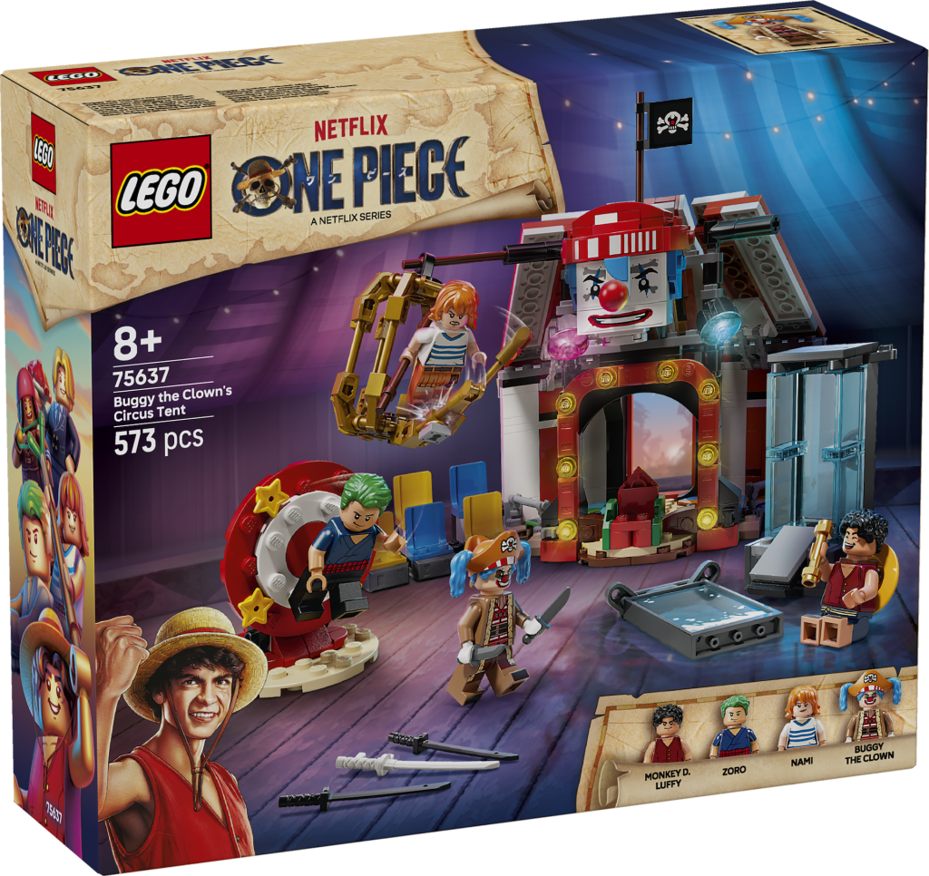 LEGO One Piece 75637 Buggy der Clown Zirkuszelt 1 1024x966