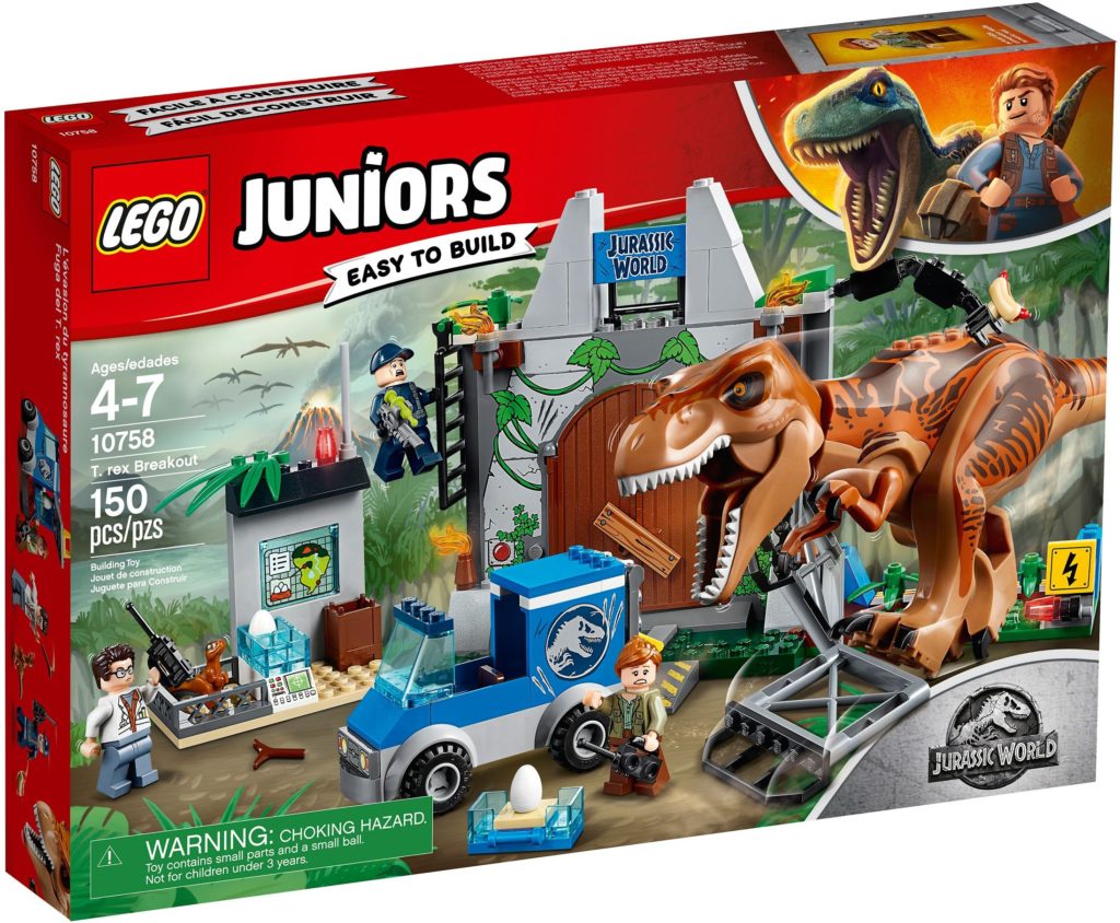 LEGO Jurassic World 10758 T. rex Udbrudsboks 1