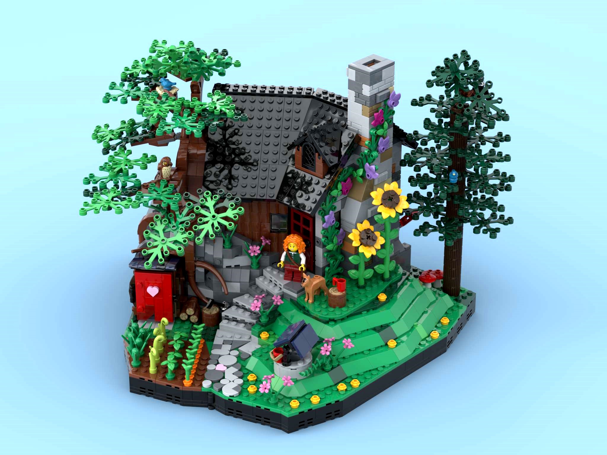 lego bricklink series 2 inventors cottage kreamirjam