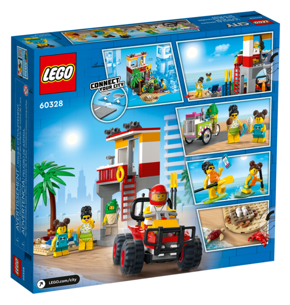 60328 Caja de la estación de socorristas de playa (parte trasera)
