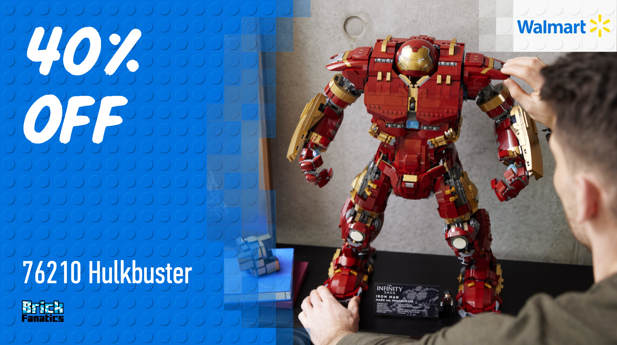 Almost half off this enormous LEGO Marvel set at Walmart