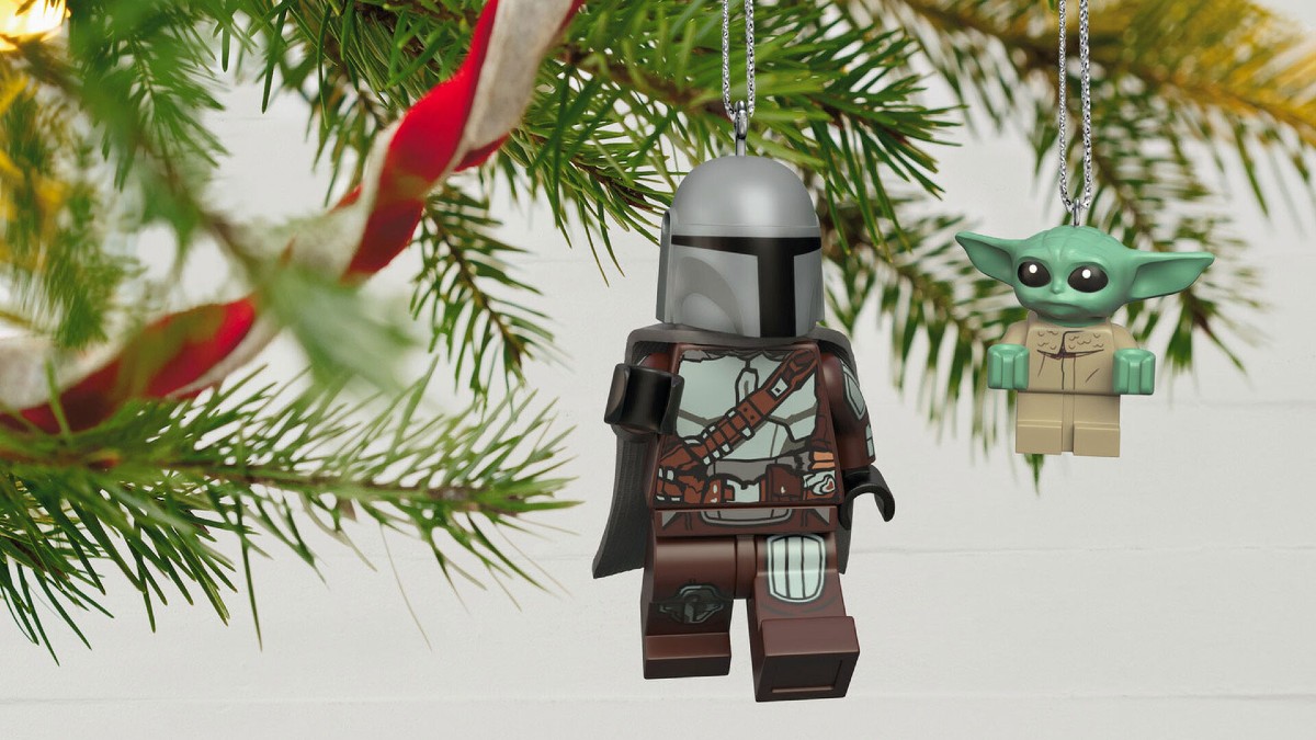 LEGO Hallmark ornaments for 2023 include The Mandalorian 