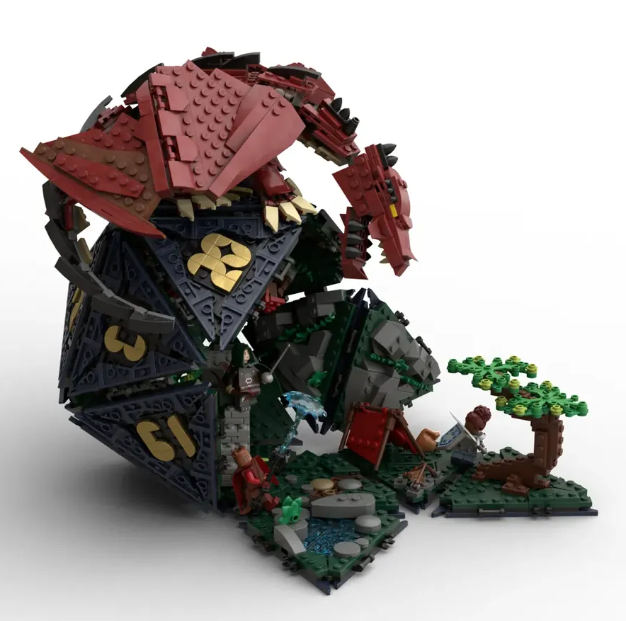 LEGO Ideas folding icosahedron