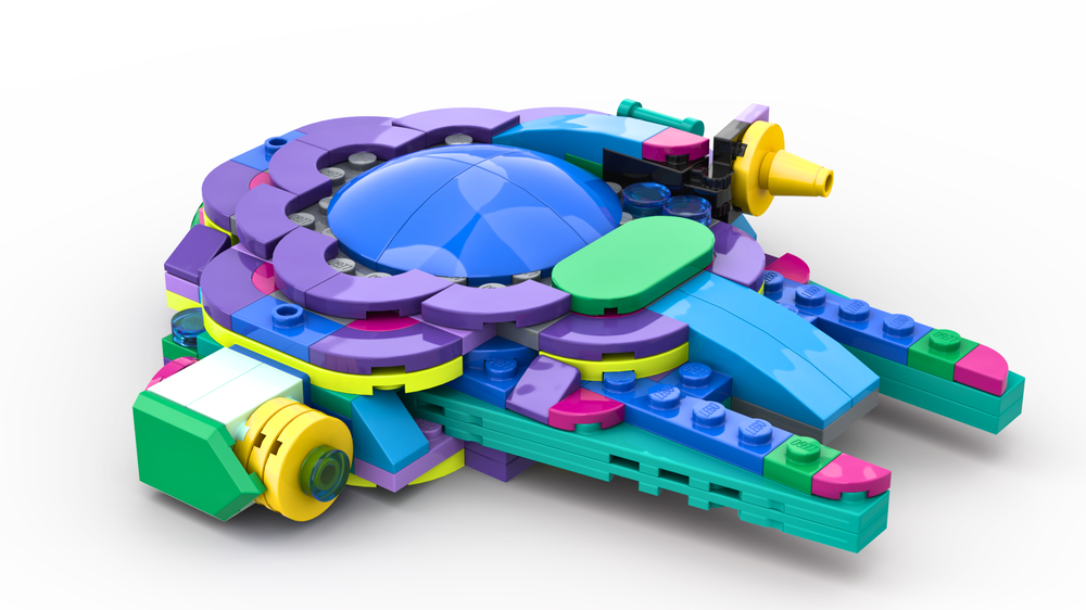 Wiederverwendbares LEGO Creator Set 31157 Exotischer Pfau Millennium Falcon