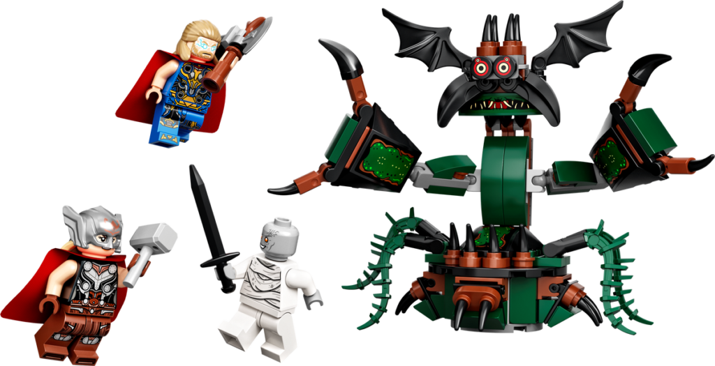 LEGO Marvel 76207 Ataque a Nueva Asgard contenido 1024x525