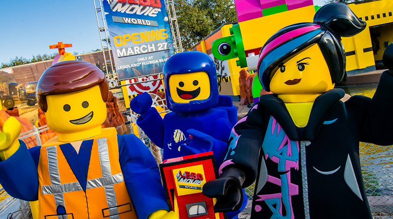 Opening date for THE LEGO MOVIE WORLD at LEGOLAND Florida Resort announced