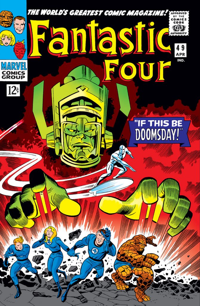 Fantastic Four, Ausgabe 49, 1961, Comic-Cover, 671x1024