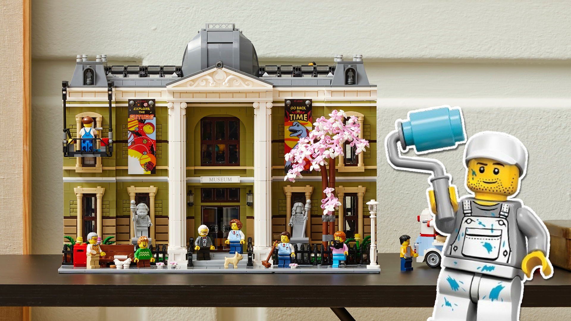 LEGO considered three different colour schemes for 10326 Natural History Museum