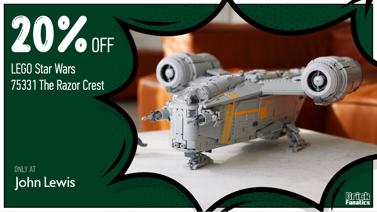 Save £100+ with first discount on LEGO Star Wars 75331 The Razor Crest