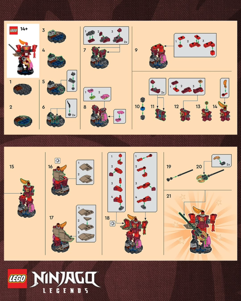 Instrucciones para armar y desarmar LEGO NINJAGO Brickworld Chicago 1 819x1024