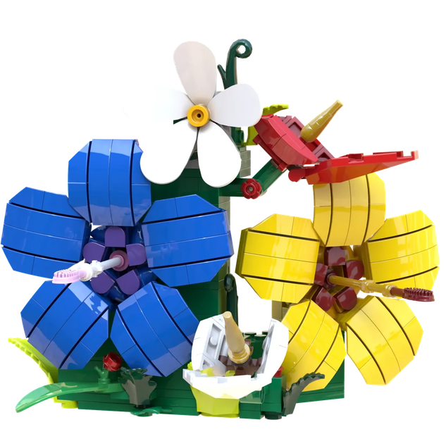 LEGO Ideas Dream GWP Hawaiian Floral Display