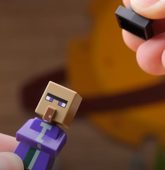 LEGO Minecraft 21248 Græskargården Cheesey Studios anmeldelse af hat