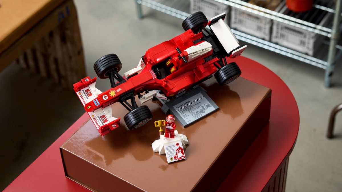 Michael Schumacher’s LEGO Ferrari drops to less than £65