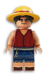 LEGO One Piece minifigur 3 af Monkey D. Luffy