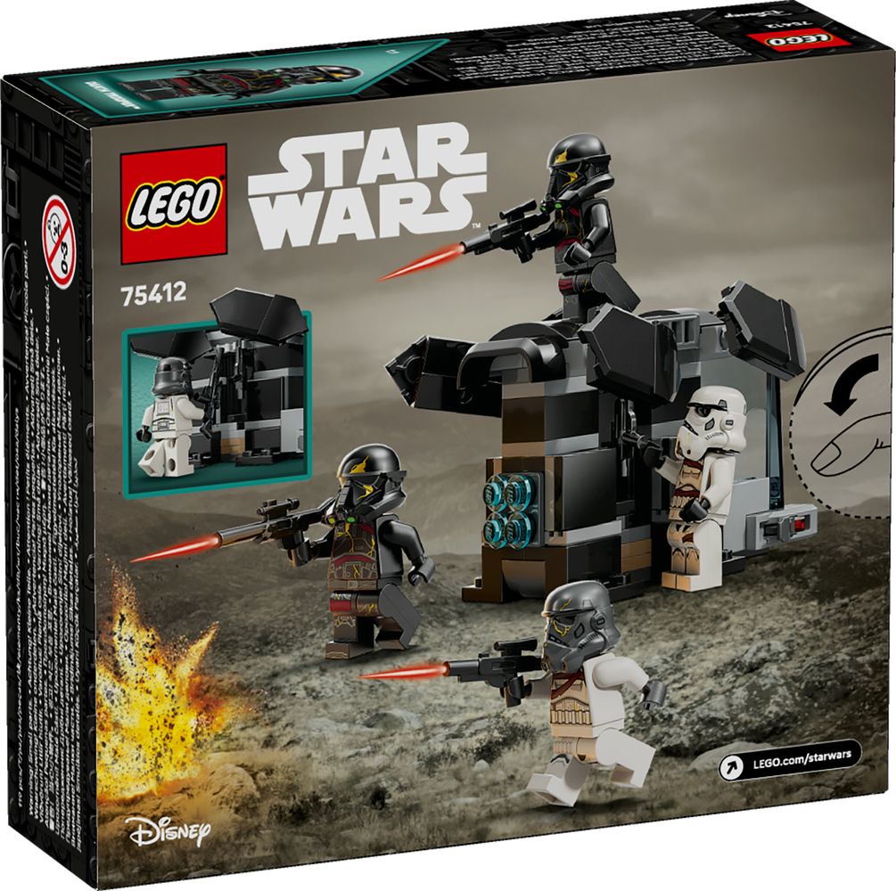LEGO Star Wars 75412 Death Trooper Night Trooper Battle Pack box back