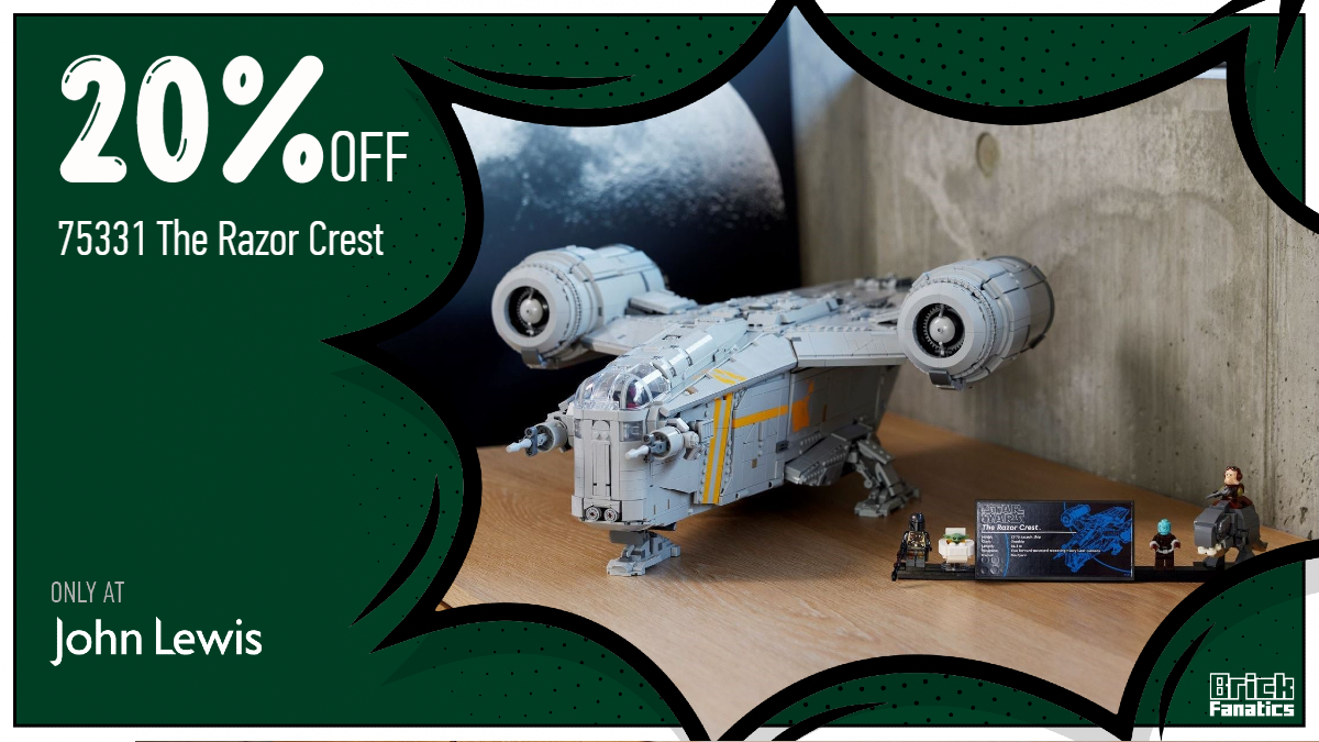 Snag an incredible 20% off LEGO Star Wars 75331 The Razor Crest