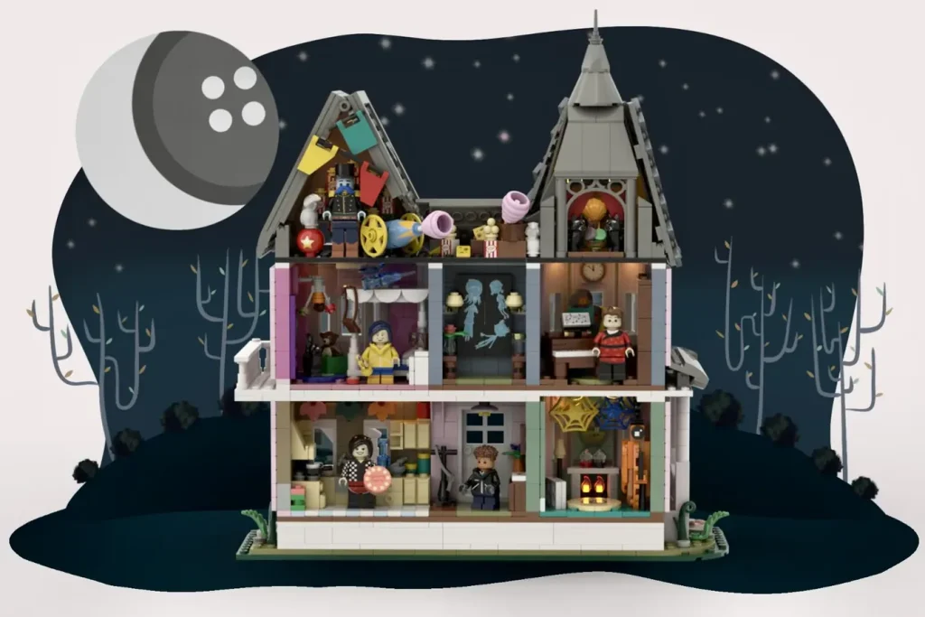 LEGO Ideas Coraline Pink Palace Daniel Bradleyy erste 2025 Rezension 2 1024x683