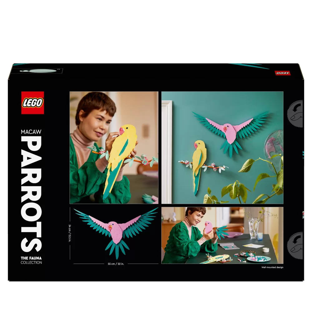 LEGO Art 31211 macaw parrots 6