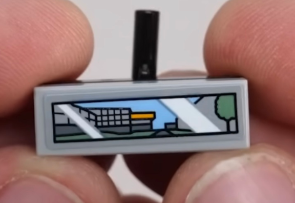 lego icons 10317 Land Rover Defender classic 90 rear view mirror racing brick