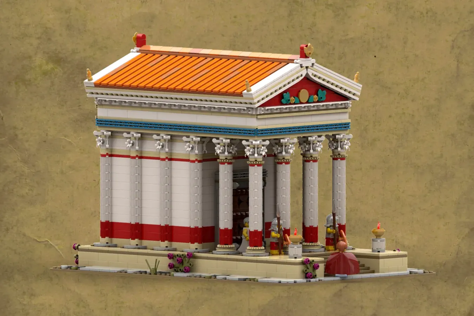 Templo romano antiguo 3