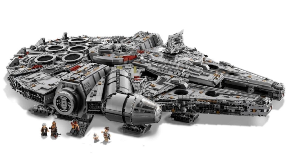 LEGO Star Wars 75192 Caja del Halcón Milenario sin fondo, 1024 x 576