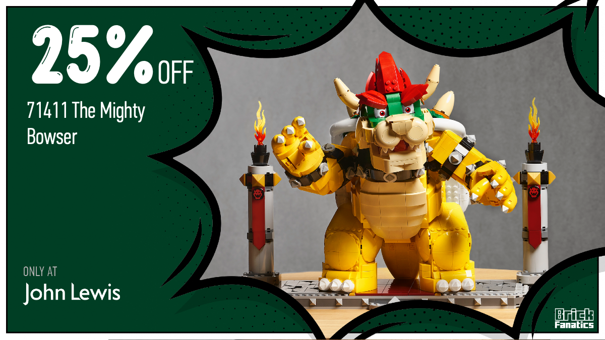 Huge 25% discount on LEGO Super Mario 71411 The Mighty Bowser 