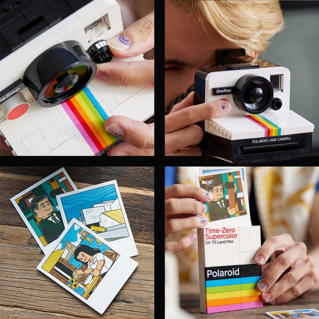 LEGO 21345 Ideas Polaroid OneStep SX 70 Camera lifestyle 4 1024x1024