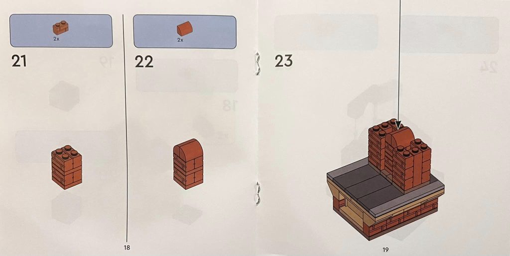 Lego Harry Potter 6541140 Perron 9 driekwart Barnes & Noble instructies 9 1024x515