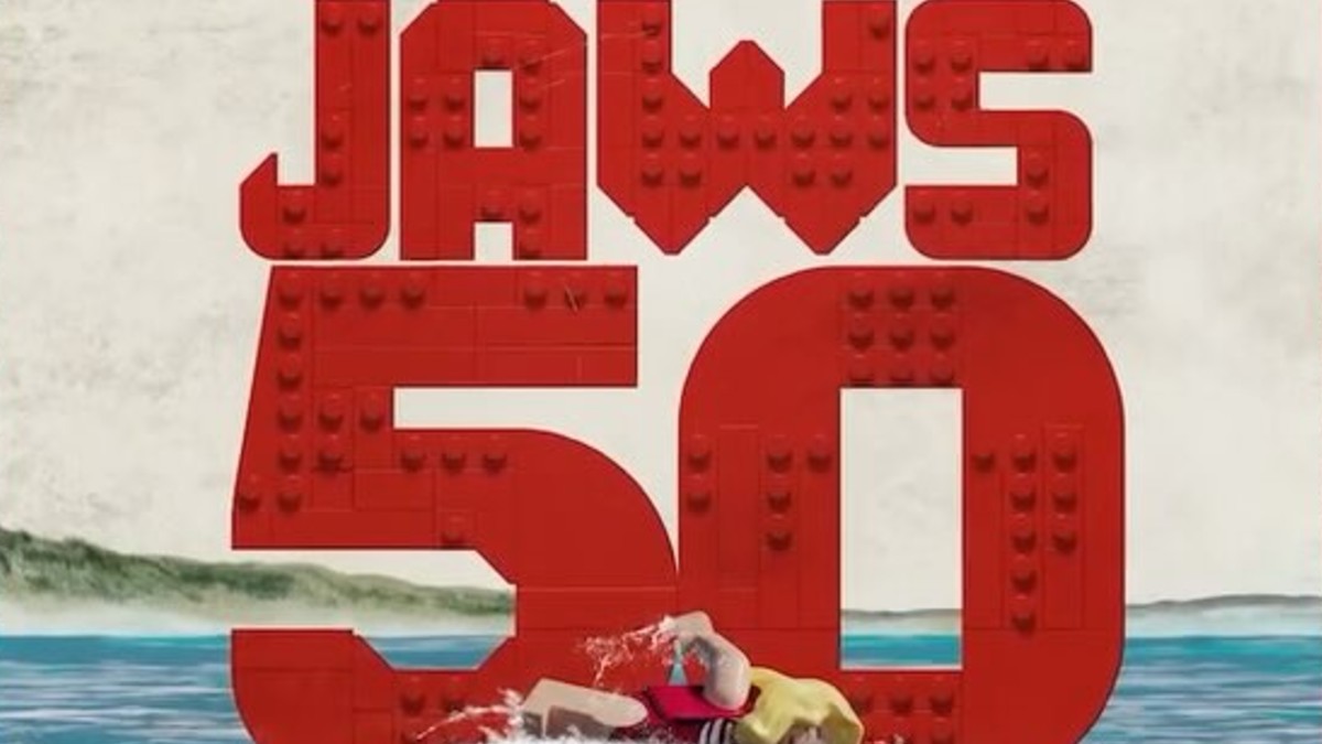 LEGO celebra los 50 años de Tiburón con un nuevo póster