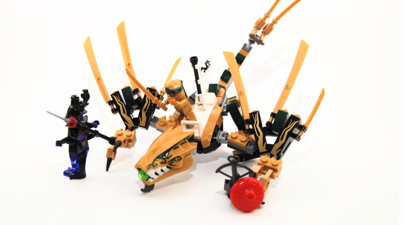 LEGO NINJAGO 70666 El dragón dorado revisión