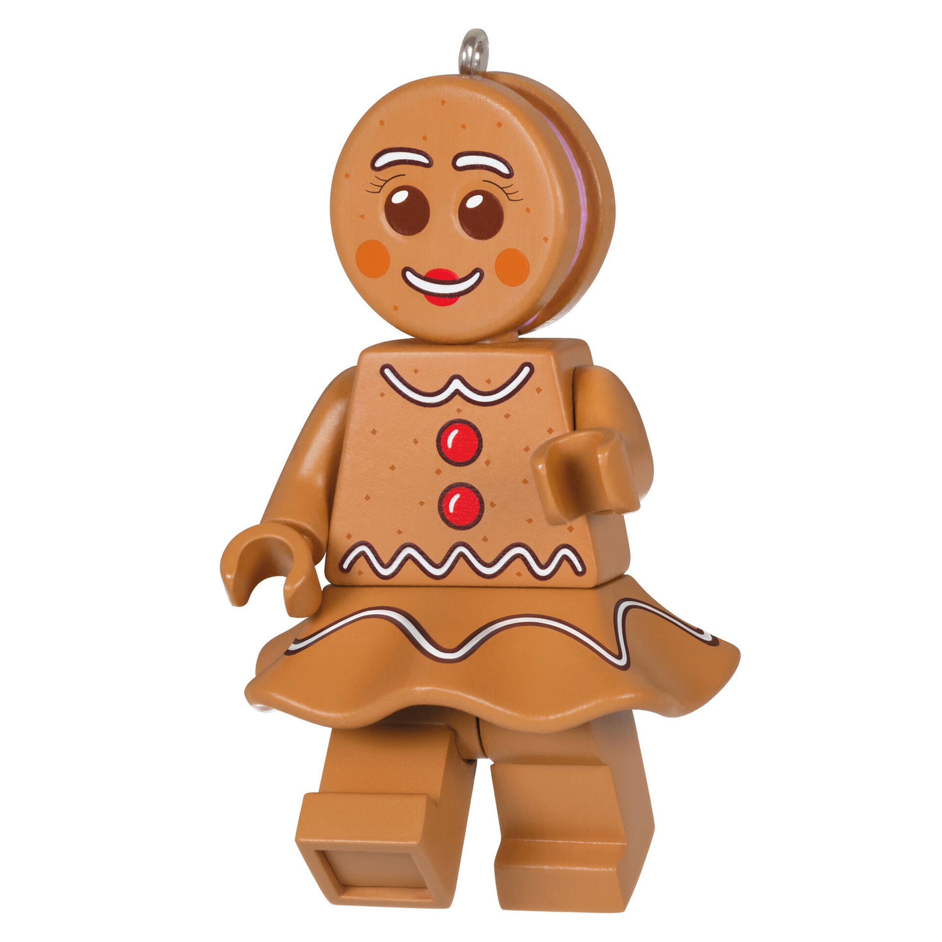 Gingerbread Woman LEGO Minifig Keepsake Ornament 1699QXI7329 01