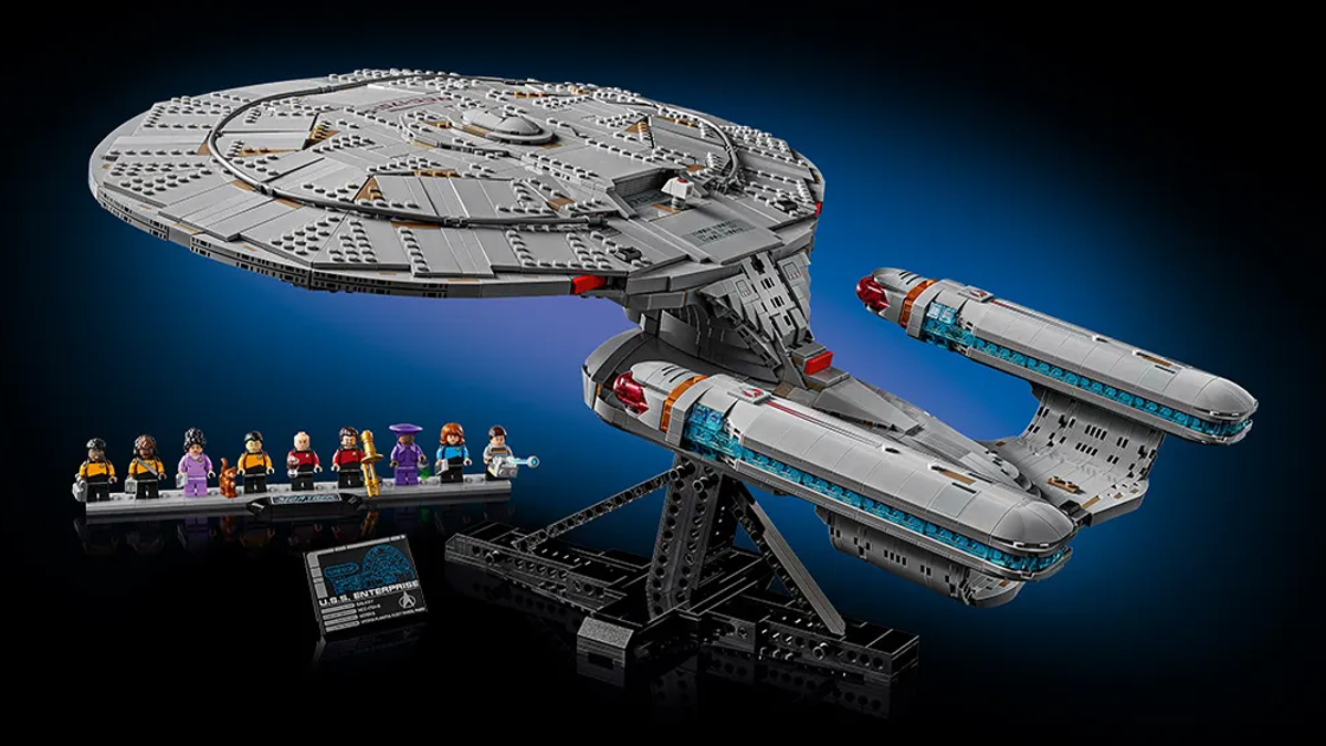 LEGO behebt angeblich den Fehler mit dem Star Trek Enterprise-Aufkleber.