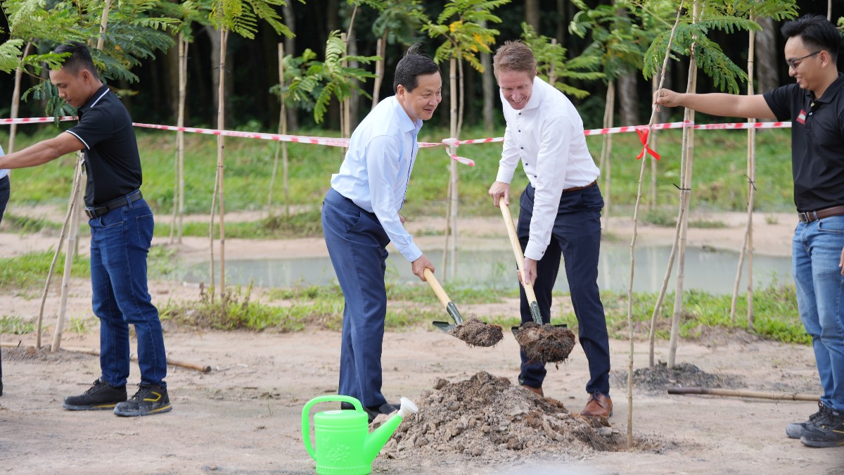 LEGO debuts new forest of trees at upcoming Vietnam factory 